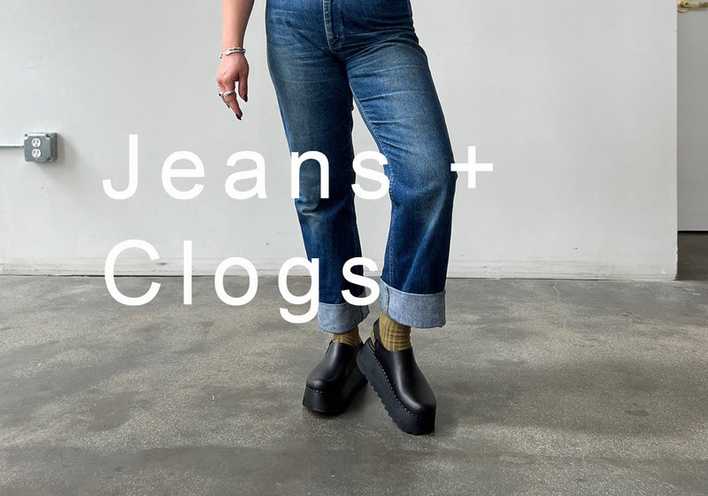 How to style Clogs and Jeans