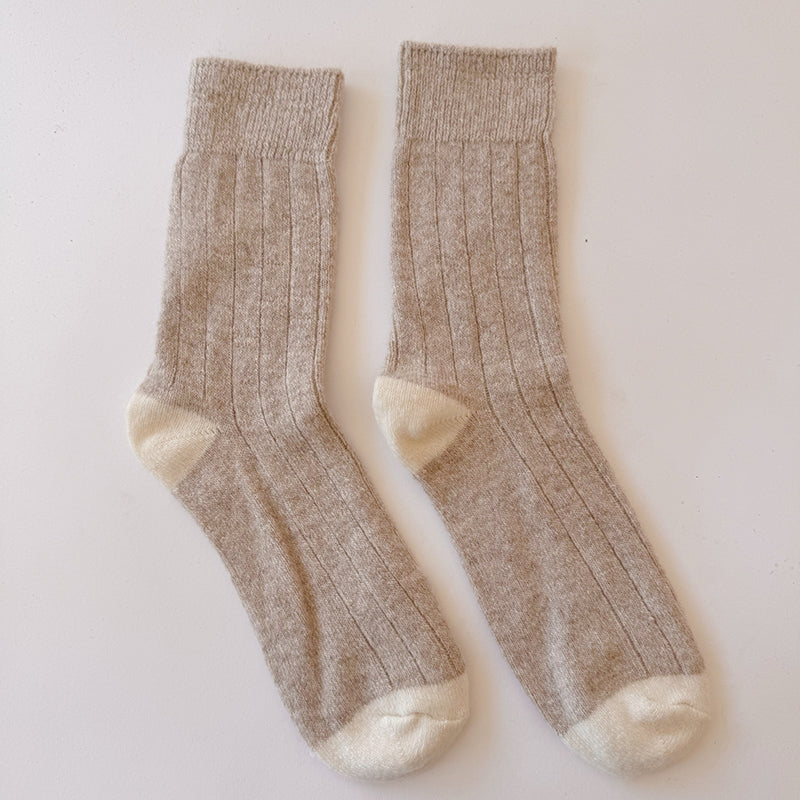 Fawn Cashmere Socks