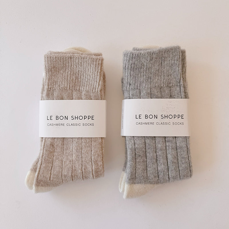 Fawn Cashmere Socks