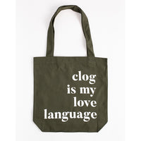 "Love Language" Cotton Tote