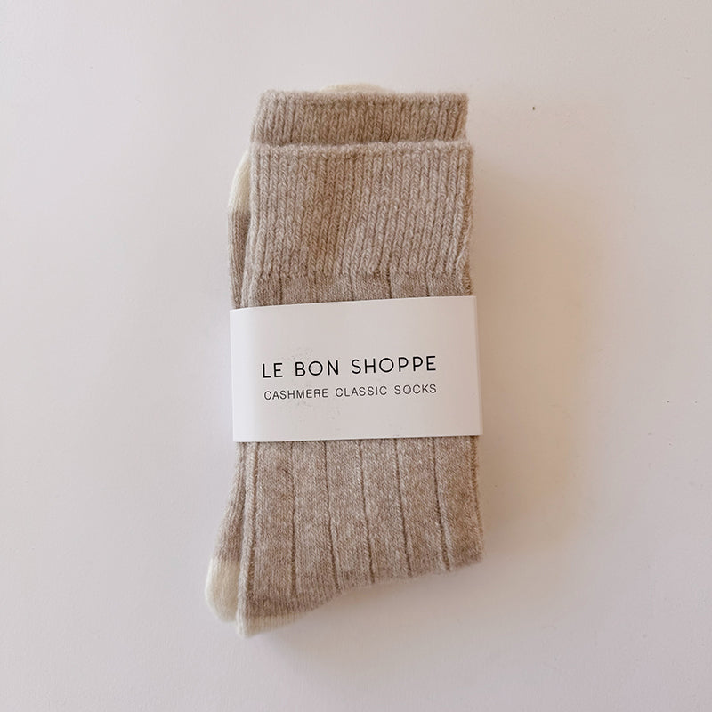 Fawn Cashmere Socks